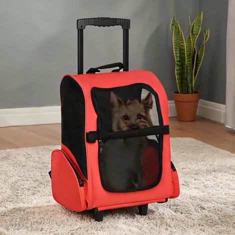 Caisse de transport pour animaux 2 en 1 42 x 25 x 55 cm (1/5)