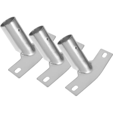 BelleRise - Adaptateur de support de manche à balai en trois parties avec connecteur métallique fileté, adapté aux balais et brosses. (1/5)