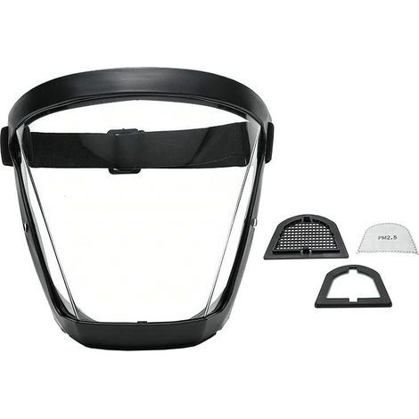 Écran Facial, Écran Facial Complet De Protection Transparent, Écrans Faciaux Transparents, Protection des Yeux, Sécurité De Protection Personnelle À Couverture Complète (1/5)