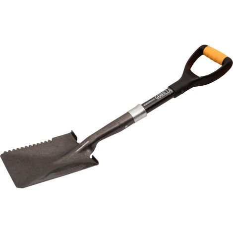 Micro-Pelle à Bords tranchants, Lame carrée Robuste, Manche Court pour trancher, Creuser et Ouvrir Les Sacs en Vrac dans Les espaces restreints – 690 mm (27 po) (1/5)