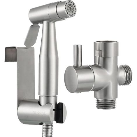 CIENCIA Bidet pour WC WS024AF - En acier inoxydable (1/5)
