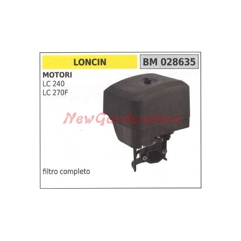 Luftfilter und Halterung LONCIN Rasenmähermotor LC 240 270F 028635