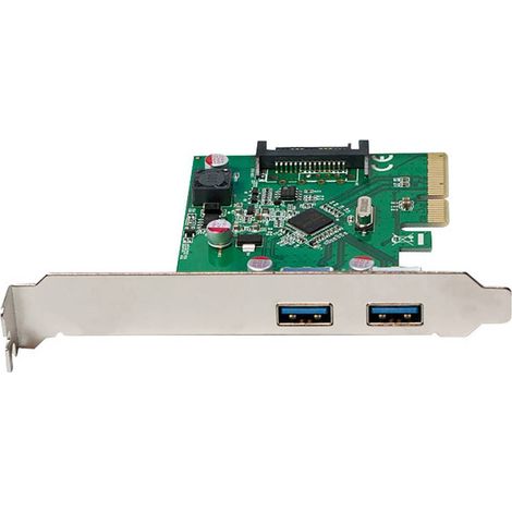 LOGILINK Carte PCIe USB 3.1 PC0080, 2 ports (1/3)