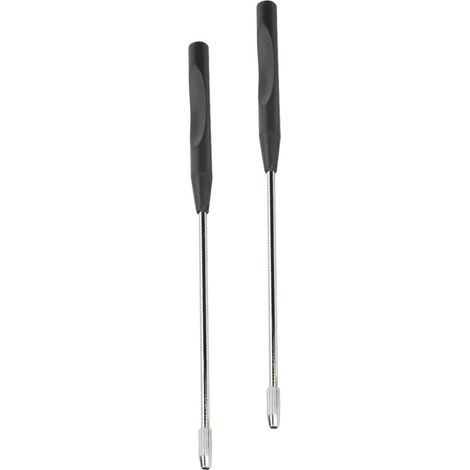 Bâtonnets D'inoculation Isolation Thermique Lot de 2 en Cuivre Revêtement Nickelé Outil de Laboratoire pour Microbiologie et Salle de Classe (1/5)