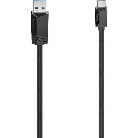 Hama 00200651 cable USB USB 3.2 Gen 1 (3.1 Gen 1) 0,75 m USB C USB A Negro