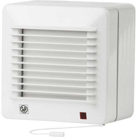 Aérateur standard, 95 m3/h, installation vitre, hygrostat, entretoises, D 100 mm S&P (UNELVENT) 453689 (1/4)