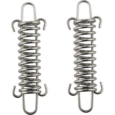 Ressort de laisse en acier inoxydable, accessoires de rembourrage pour laisse de chien, système anti-morsure, chaîne à ressort pour chien (1/4)