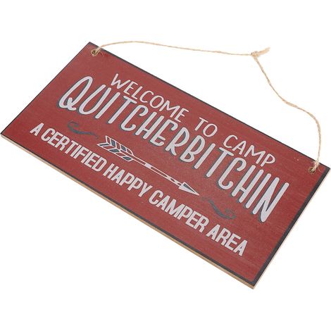 Lot de 5 plaques décoratives en bois à suspendre pour porte ou fenêtre, à monter soi-même. Idées cadeaux. (1/5)