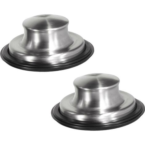 Bouchon de vidange pour évier de cuisine (lot de 2), bouchon pour broyeur d'évier de 8,5 cm (3,35 pouces), compatible avec les éviers de cuisine standard. (1/5)