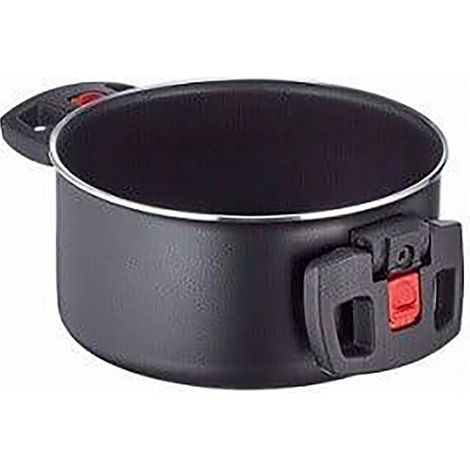 Cazuela Ballarini Click & Cook negra 24 cm (1/3)