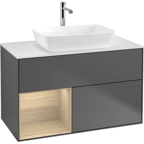 Villeroy & Boch F771PCGK Meuble sous vasque Finion F77 (1/2)