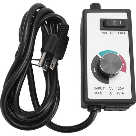 Contrôleur de vitesse variable pour moteur à courant alternatif, régulateur de vitesse polyvalent pour ventilateurs de plafond à extraction par conduit en ligne (1/5)