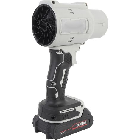 Petit souffleur de feuilles sans fil 130000RPM aspirateur de poussière portatif électrique multifonction avec batterie 8.888Ah extérieur prise UE (1/5)