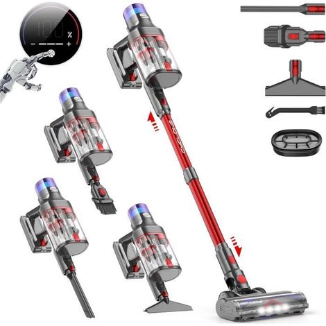 [PRODUIT RECONDITIONNE] Aspirateur balai sans fil puissant télescopique Vstoky V15 Pro Max reconditionné