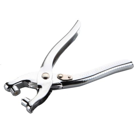 Pince à riveter à oeil et à tirer, design ergonomique, idéale pour les travaux d'artisanat et les réparations du cuir et des bâches.