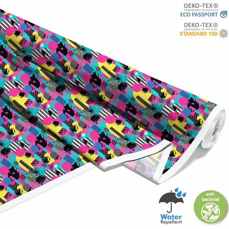 OUTDOOR DEKOSTOFFE OXFORD - Motiv Geometrisch I DX3363