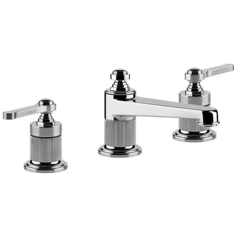 Gessi Venti20, robinetterie de lavabo à 3 trous, saillie 134mm,