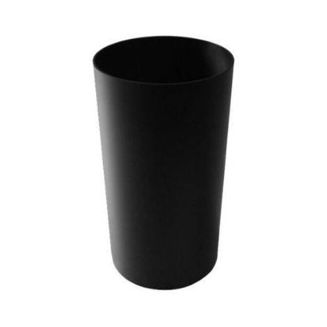 Manicotto in acciaio nero maschio-maschio 80 mm  3 pezzi