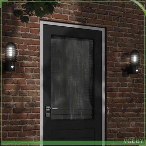 4006254 Applique murale d'extérieur avec capteur noir acier inoxydable (1/5)