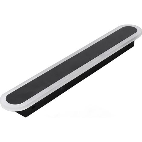 Moderne, dekorative LED-Wandleuchte mit langem Leuchtstreifen und Augenschutz, ideal für Wohnzimmer, Schlafzimmer oder Flur. 85–265 V, warmweißes Licht. (1/5)