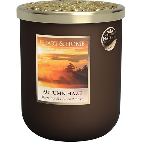 Grande bougie à la cire de soja brume dautomne