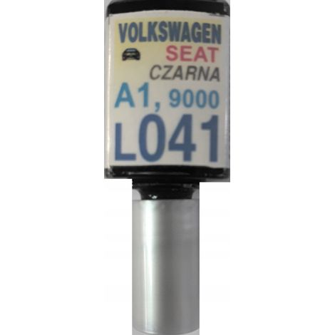 Reparación de arañazos en pintura negra para VW Seat L041, 10 ml arasystem (1/5)