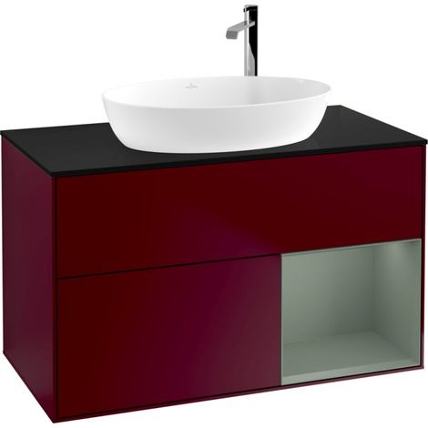 Villeroy & Boch F902GMHB Meuble sous-lavabo Finion F90 (1/2)