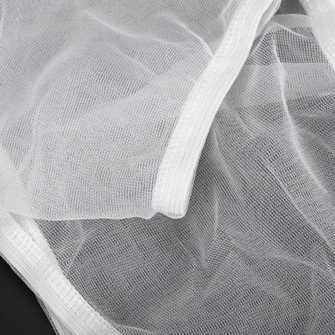Tapis de cage - Couverture polyester pour cage d'oiseaux x2 - Parcage semences - Modèle universel 55-100cm - Blanc