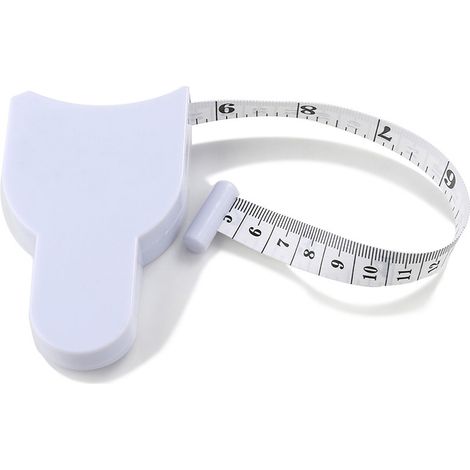 Mètre ruban corporel. Utilisation à une main, design compact et ergonomique.