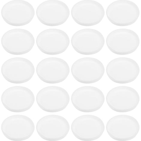 Embouts en plastique coloré pour tubes en carton kraft de 76 mm (1/5)