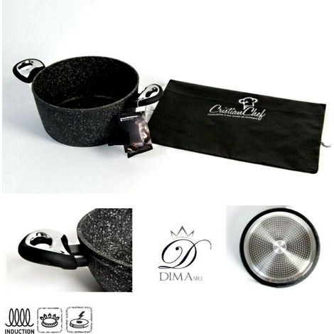 Casseruola Antiaderente anche Induzione Superior Cristian Chef 24 cm