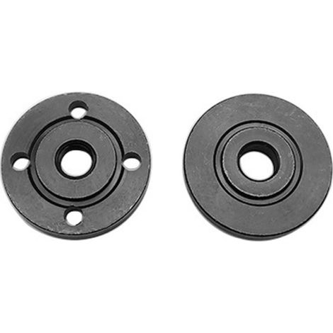 Paire d'écrous bride intérieur/extérieur pour meuleuse angle, compatible disques alésage 20/22mm