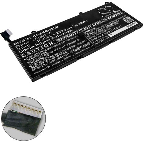 NX - Batterie ordinateur portable compatible Xiaomi 15.4V 2500mAh - N15B01W (1/4)