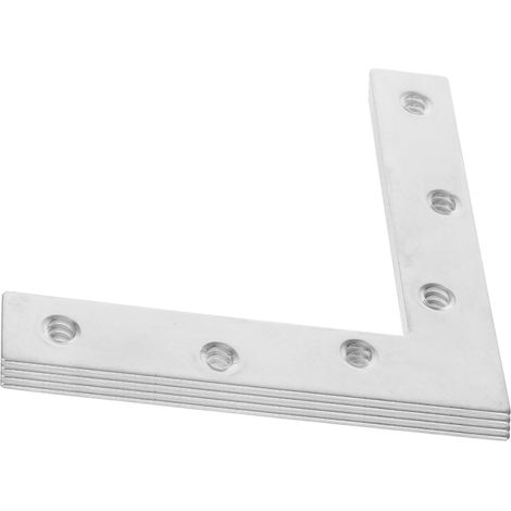 de 4 équerres d angle plates en acier inoxydable couleur (1/5)