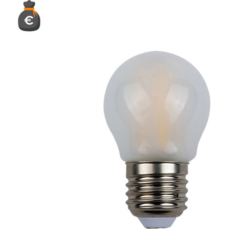 Alcapower Lampadina LED Minisfera G45 E27 4W 450lm 4000K Luce Naturale, Vetro Frost, Design Compatto, Efficienza Energetica Classe E, 25000 Ore