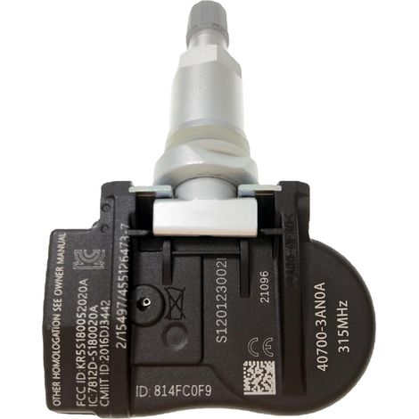 Le capteur de pression des pneus 407003AN0A 315 MHz est compatible avec les Nissan Frontier NV200 et Sentra. (1/5)