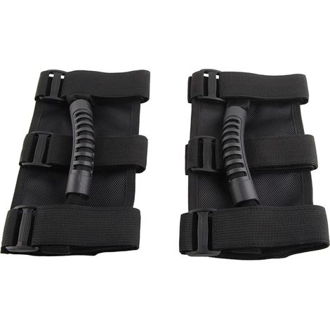 Poignées de maintien de toit pour Jeep Wrangler YJ TJ JK JKU 1995‑2007, 2 pièces, barres d'appui de voiture (1/5)