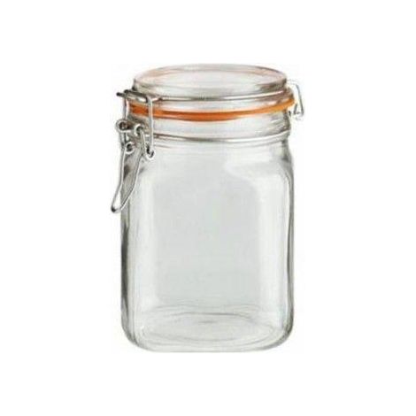 FPLUS tarro conserva cristal 0.50 lt. , TARRO CONSERVAS DE CRISTAL CON SU TAPADERA Y JUNTA HERMETICA