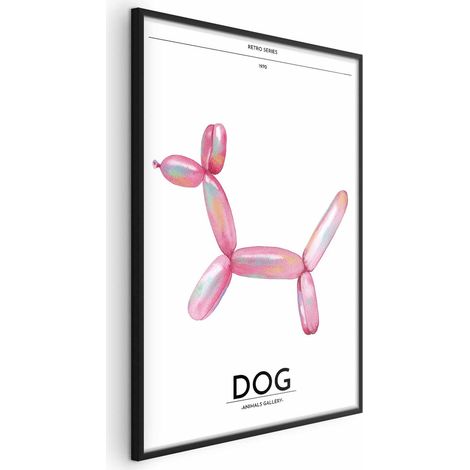 Póster - Holo-Dog - Perro colorido al estilo retro (1/4)