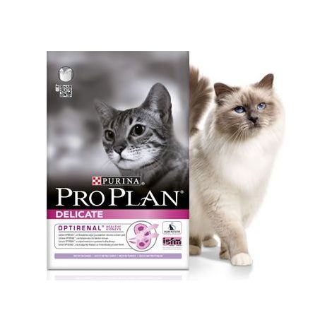 Croquettes Pro Plan Chat Délicate Dinde 3 kg (1/3)