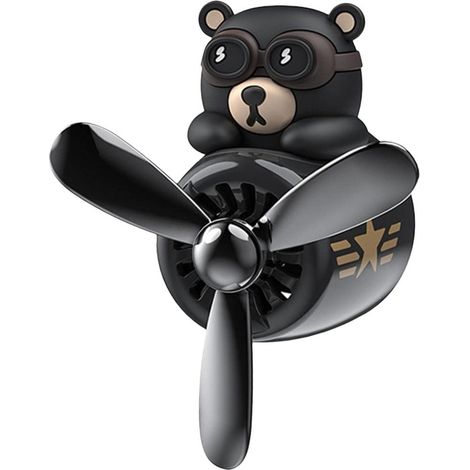 Diffuseur D'arômes Pour Voiture - Ventilateur Rotatif À Propulseur - Pour Sortie D'air De Climatisation - 2 Parfums Inclus - 1 Pièce (1/5)