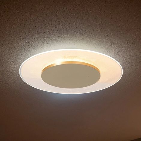 [GEBRAUCHT] B-Ware Steinhauer Deckenleuchte Lampe Led Lido Goldfarben ø 36 Cm Dimmbar 2700 K Leuchte