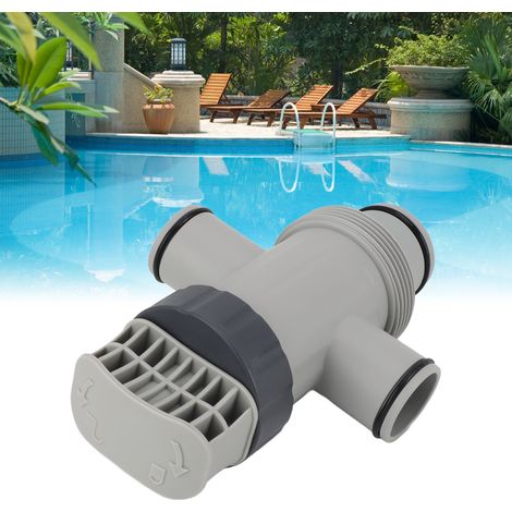 Vanne Plongeuse Split Double Pour Pompe De Piscine Intex 11872 - Accessoire Plastique Durable Facile À Installer