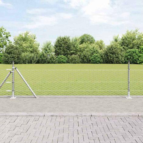 Zaunpfosten Silber