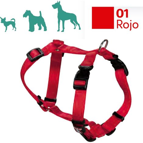 Harnais pour chien en nylon basique, taille 05, ajustement confortable