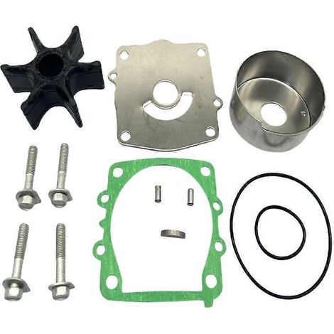 Kit de turbine de pompe à eau avec boîtier 6G5-W0078-A1 6G5-W0078-01-00 pour moteurs hors-bord Yamaha 2 temps 150, 175, 200 et 225 CV (1/5)