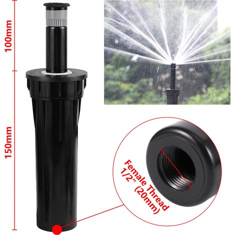 Arroseur escamotable enterré à filetage interne 1/2" -2584360° pour pelouse, jardin et agriculture (1/5)