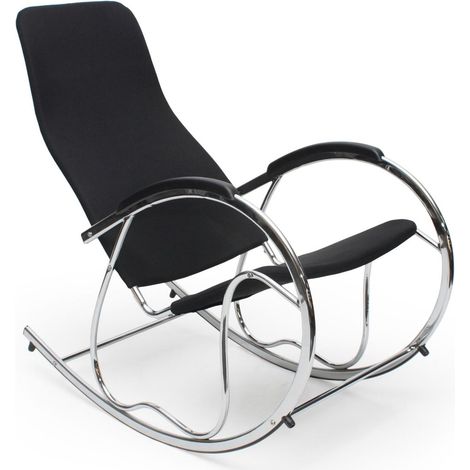 Mecedora Houston 155 , 99x55x97cm, Tapiz, Metálico, Metal
