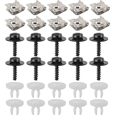 Lot de 30 vis taraudeuses T30 pour moteur - Vis taraudeuses - Pour Ford Focus Fusion Escape Explorer C-Max Transit Connect pour Lincoln MKC (1/4)