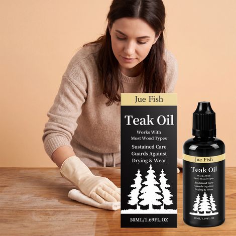 Huile d'entretien pour le bois, idéale pour nettoyer et entretenir les surfaces des meubles en bois  un soin quotidien doux et pratique – 50 ml -- AKRACING (1/5)
